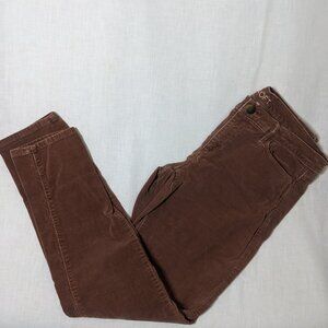 Ann Taylor Loft Women's Rust Stretch Corduroy  Pants Size 8